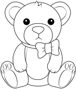Dibujos de osos para colorear