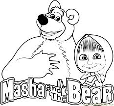 Pin by konpanya kartoons on masha y el oso para colorear bear coloring pages kids printable coloring pages printable coloring pages