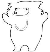 Sloth bear coloring pages free coloring pages