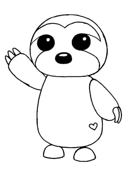 Dibujos de perezoso para colorear