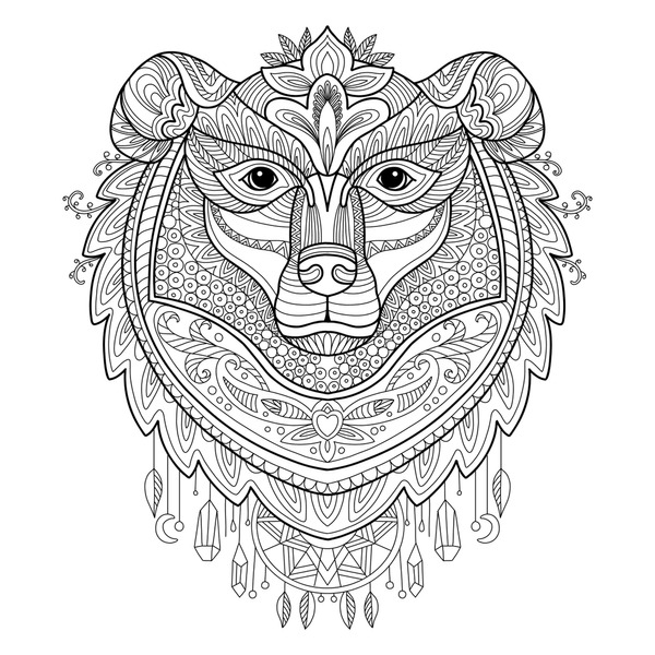 Bear mandala royalty