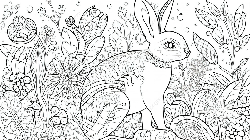 Malvorlagen fãr erwachsene im frãhling fãr kinr osterhase isoliert ausmalbild osterhase osterhase ostereier hintergrund foto und bild zum kostenlosen download