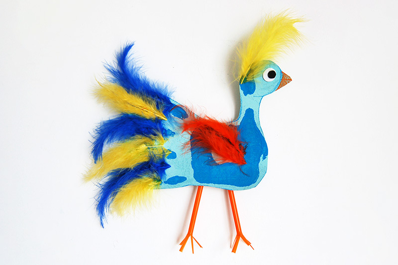 Handprint birds kids crafts fun craft ideas