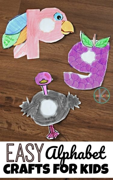 Free printable lowercase alphabet crafts