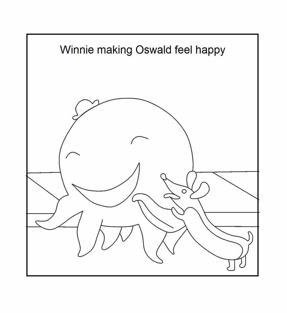 Oswald the octopus coloring page oswald the octopus octopus coloring page princess coloring pages printables