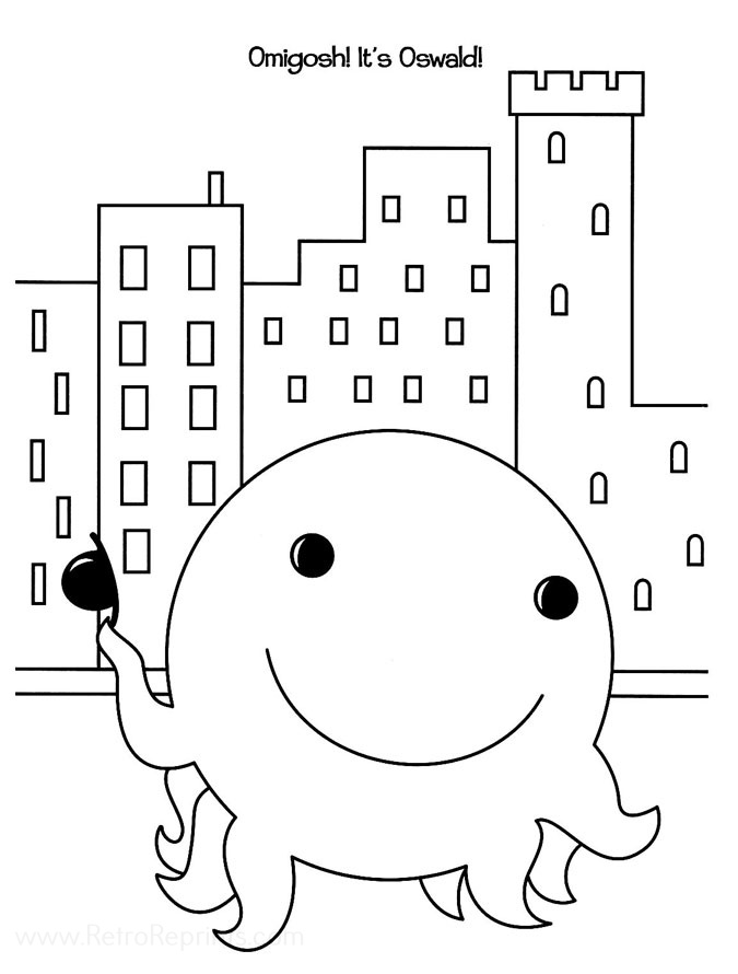 Oswald coloring pages coloring books at retro reprints