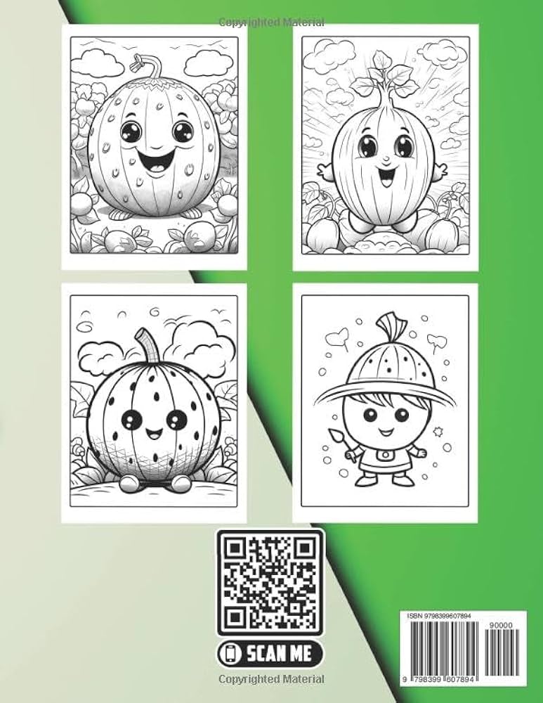 Melon coloring book for kids an adult coloring book with fun easy and relaxing coloring pages with oswald guece coloring book to your imagination run wild guece oswald books