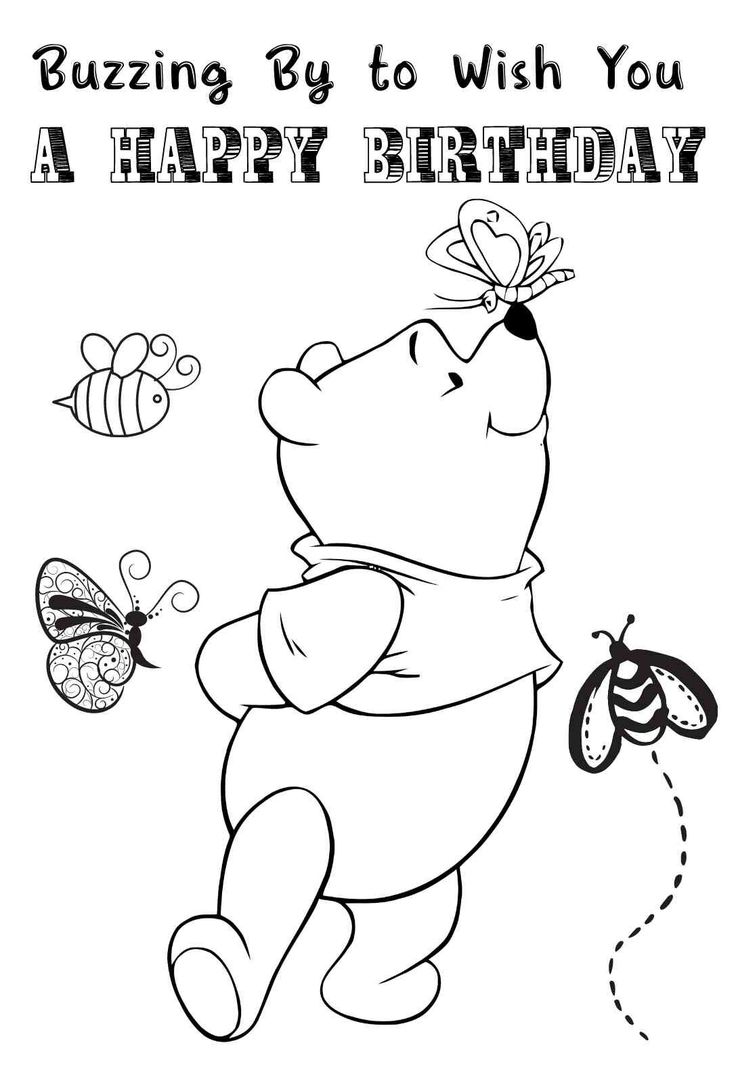 Sensational disney birthday coloring pages cards free â printbirthdaycards in birthday coloring pages film alice in wonderland disney birthday