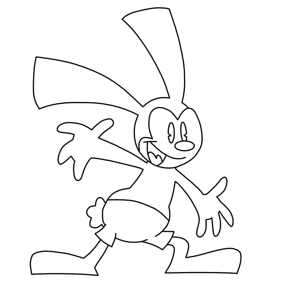 Oswald the lucky rabbit coloring pages