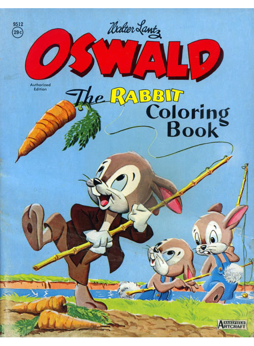 Oswald the lucky rabbit lantz coloring book coloring books at retro reprints