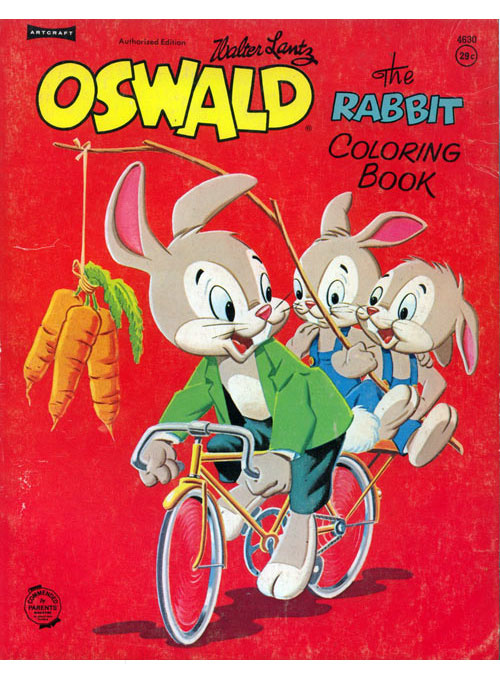 Oswald the lucky rabbit lantz coloring books coloring books at retro reprints