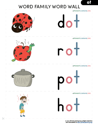 Ot word family words