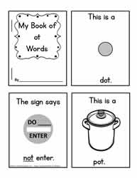 Ot word family printables worksheets