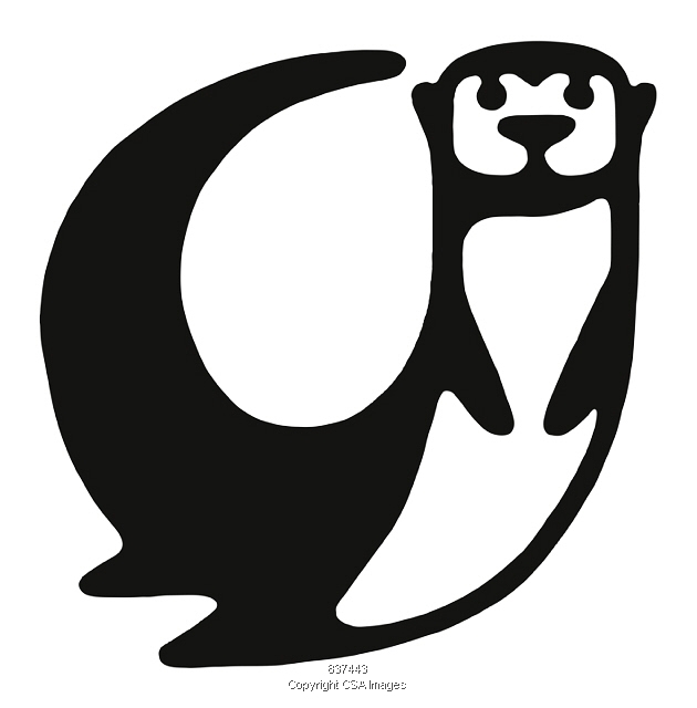 Otter illustrations unique modern and vintage style stock illustrations for licensing csa images