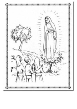 Our lady of fatima coloring by mrfitz tpt