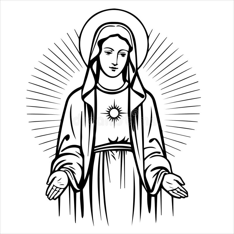 Black madonna stock illustrations â black madonna stock illustrations vectors clipart