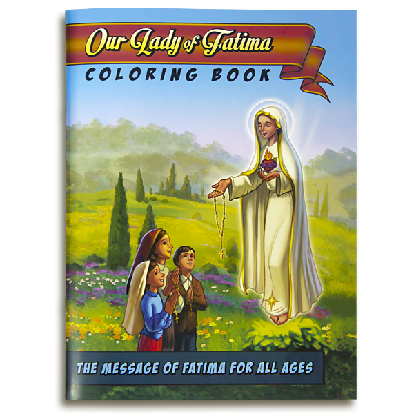 Our lady of fatimacoloring book