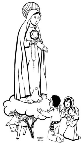 Our lady of fatima by dsouzamitchelle on