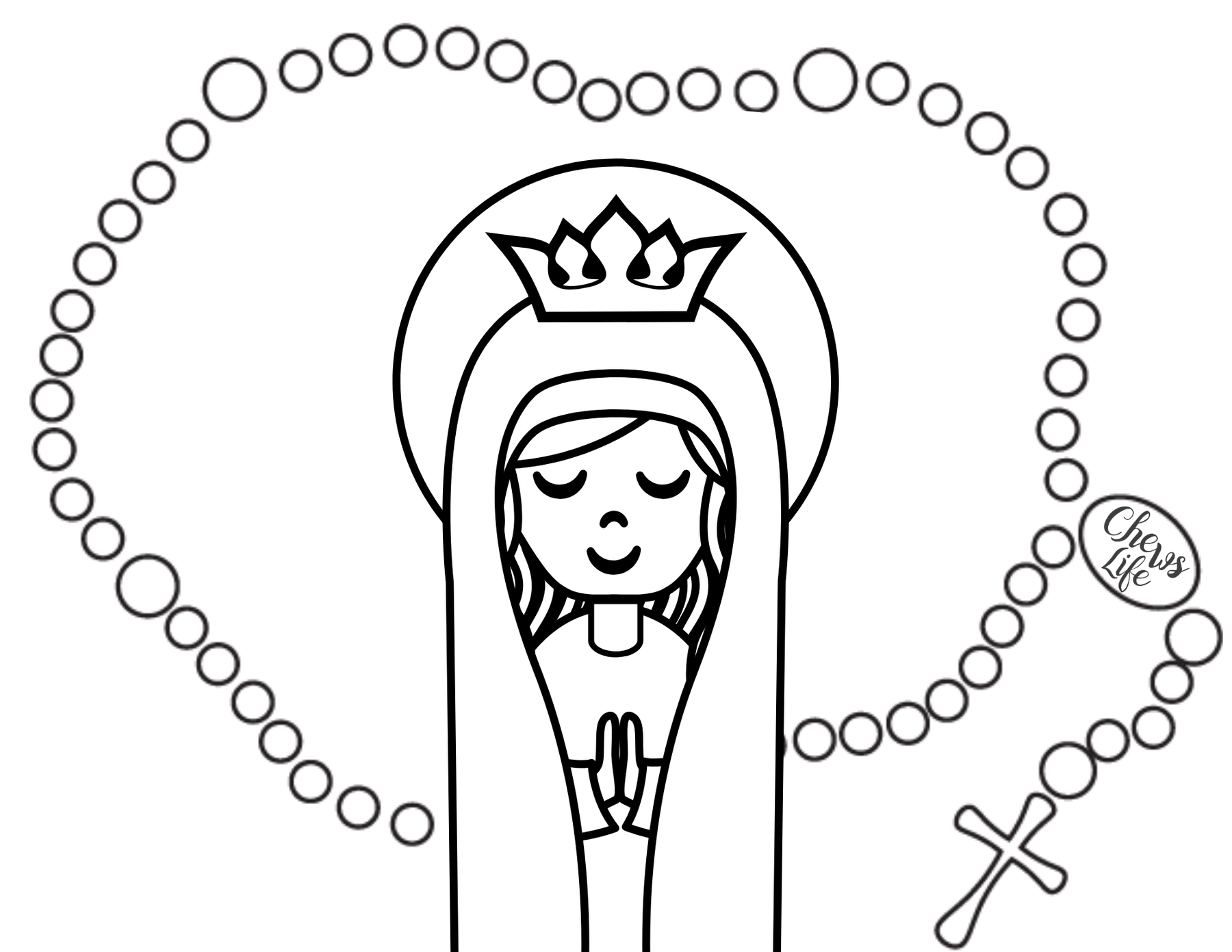 Spiritual work of mercy postcard fort the sorrowful coloring pa