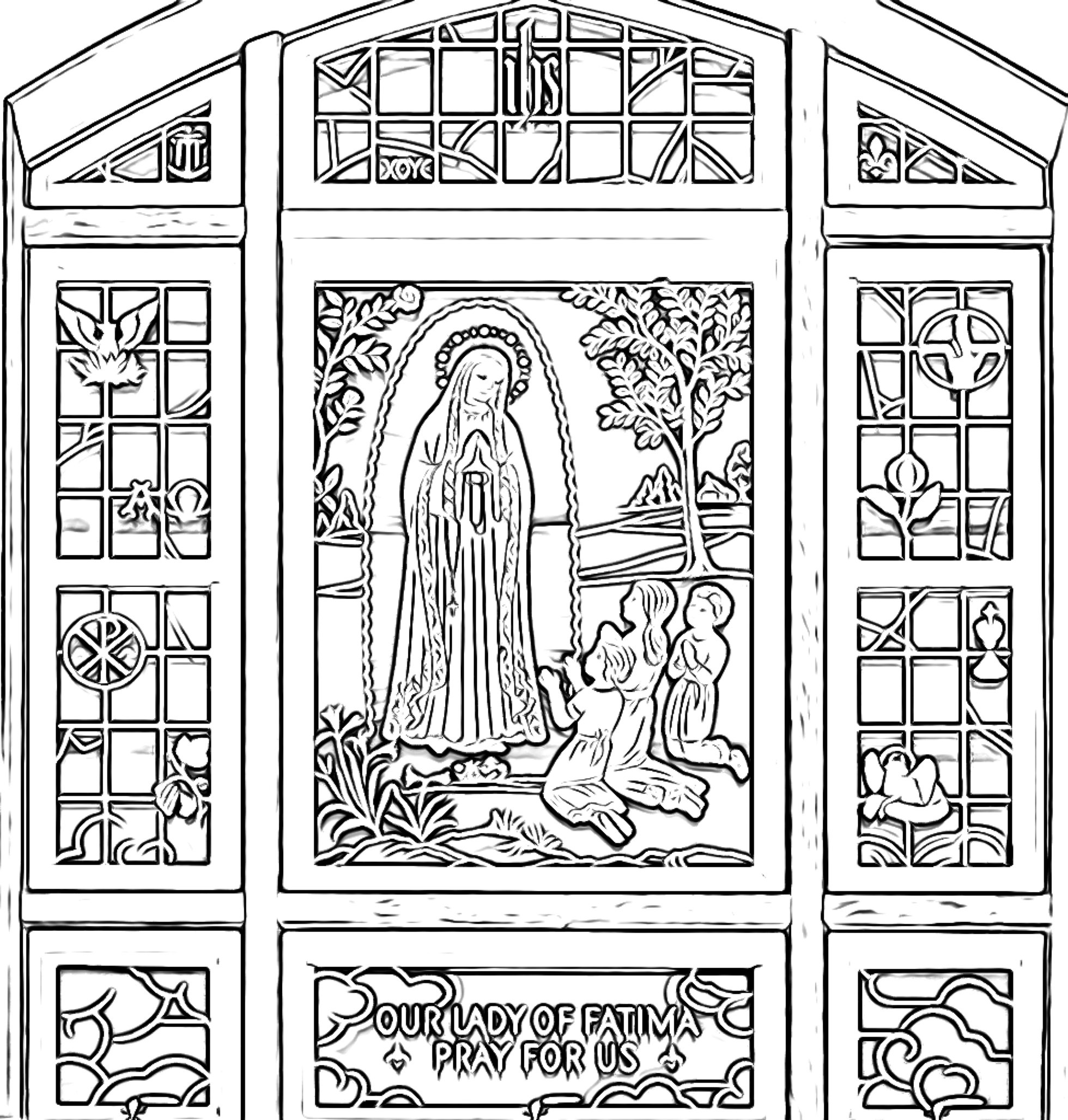 Coloring pages â notre dame parish