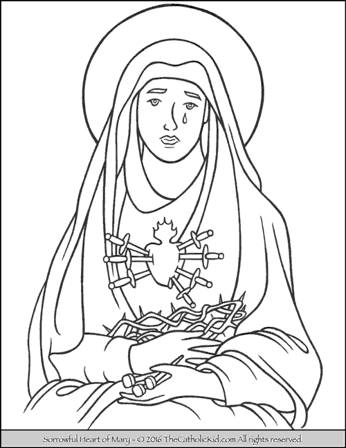 Color catholic coloring pages online