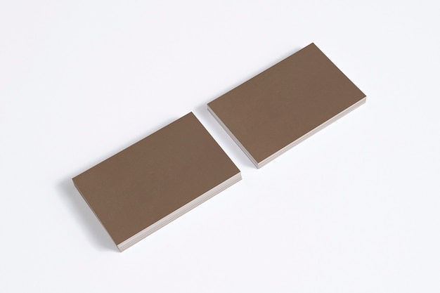 Page business card box template