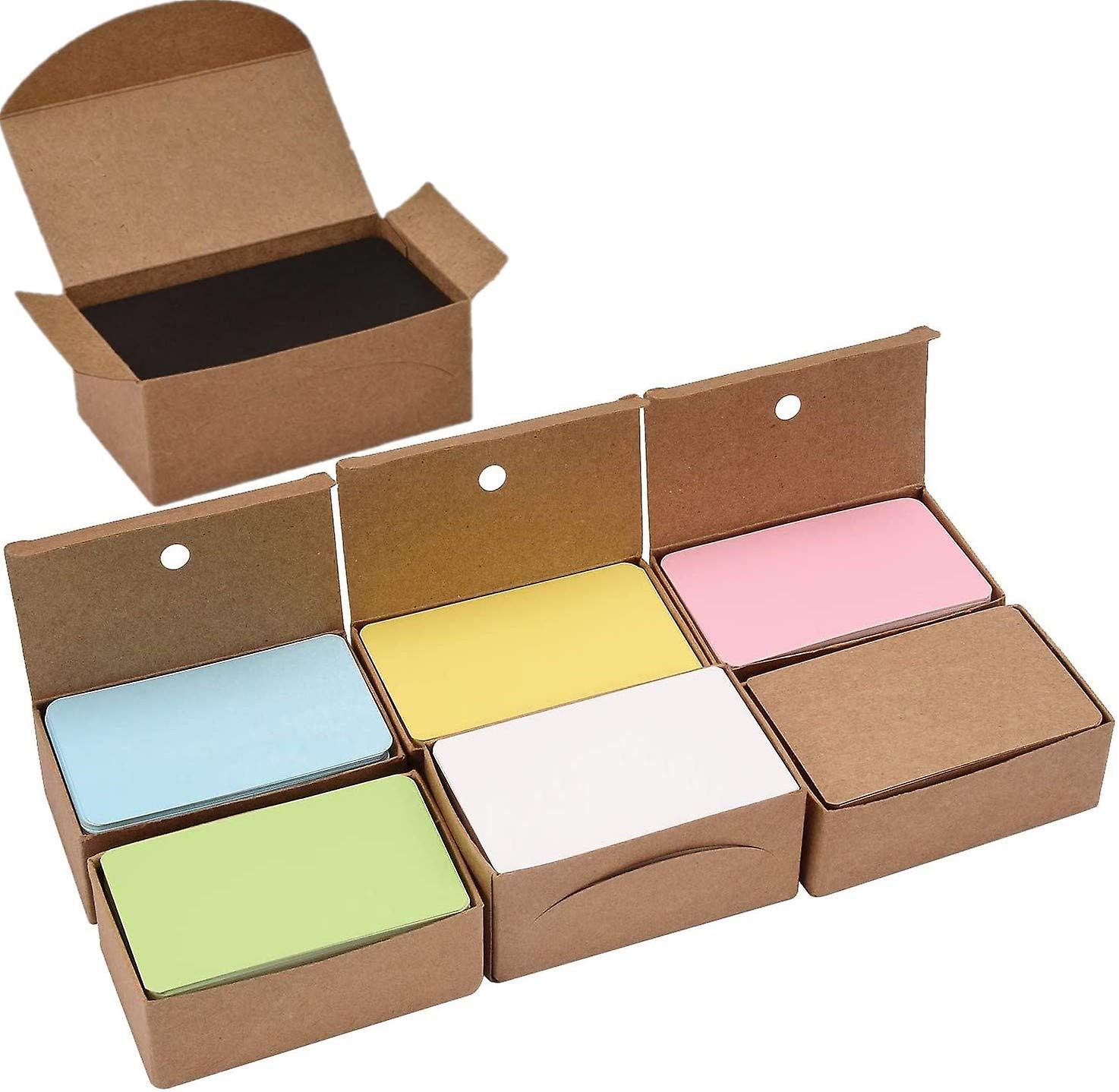 Kraft paper cardsblank kraft message card business cards vocabulary word card index cards diy gift tags cardspcsd