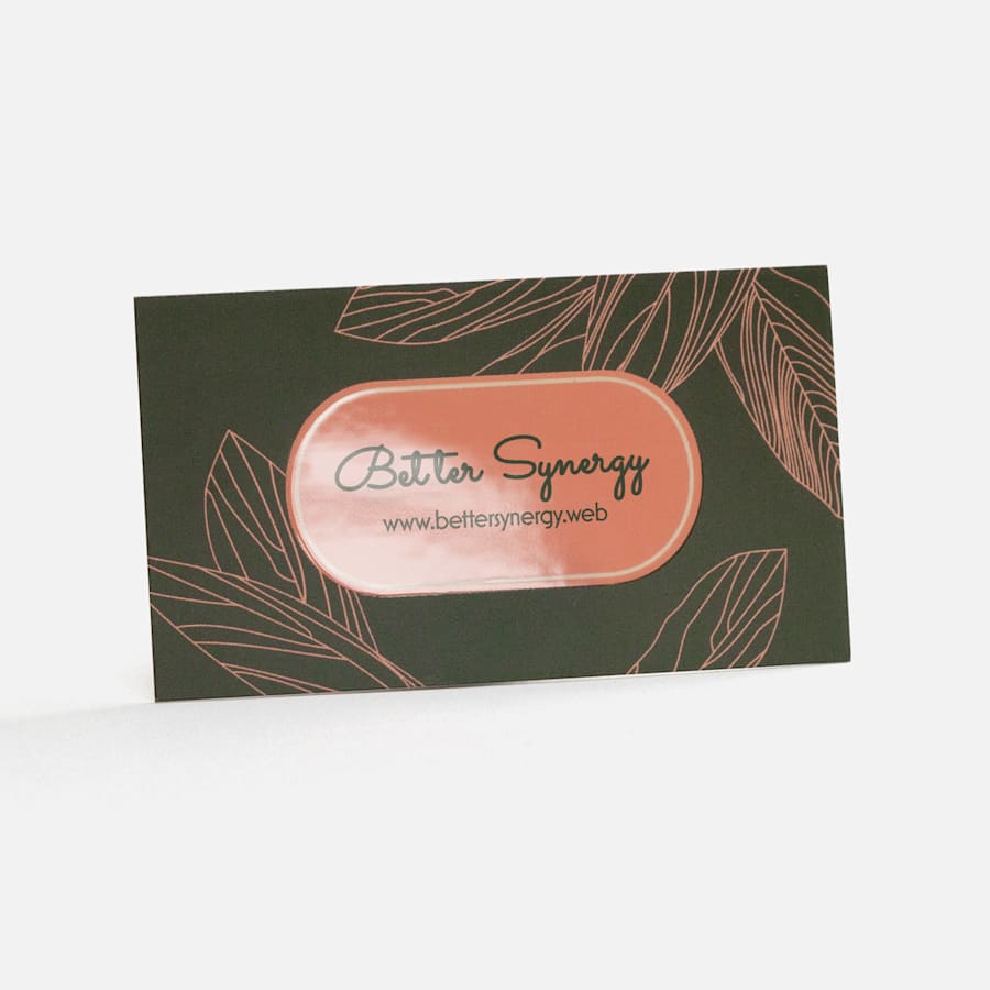 Embossed business cards spot uv business cards