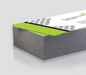 Business cards with color edges custom high