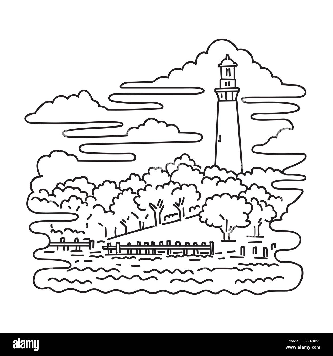Outer banks cut out stock images pictures