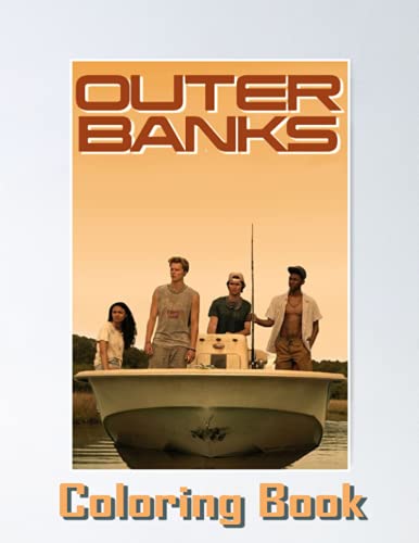 Buy outer banks colorg book amazg gift for all ages and fans with high quality imageâ giant great pages with premium quality images paperback â colorg book october onle at dia