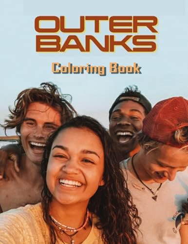 Outer banks coloring book amazing gift for all ages and fans with high quality imageâ giant great pages with premium quality images guatemala digital