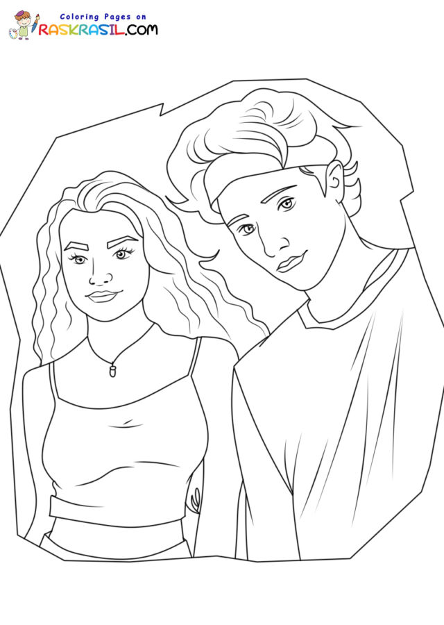 Outer banks coloring pages