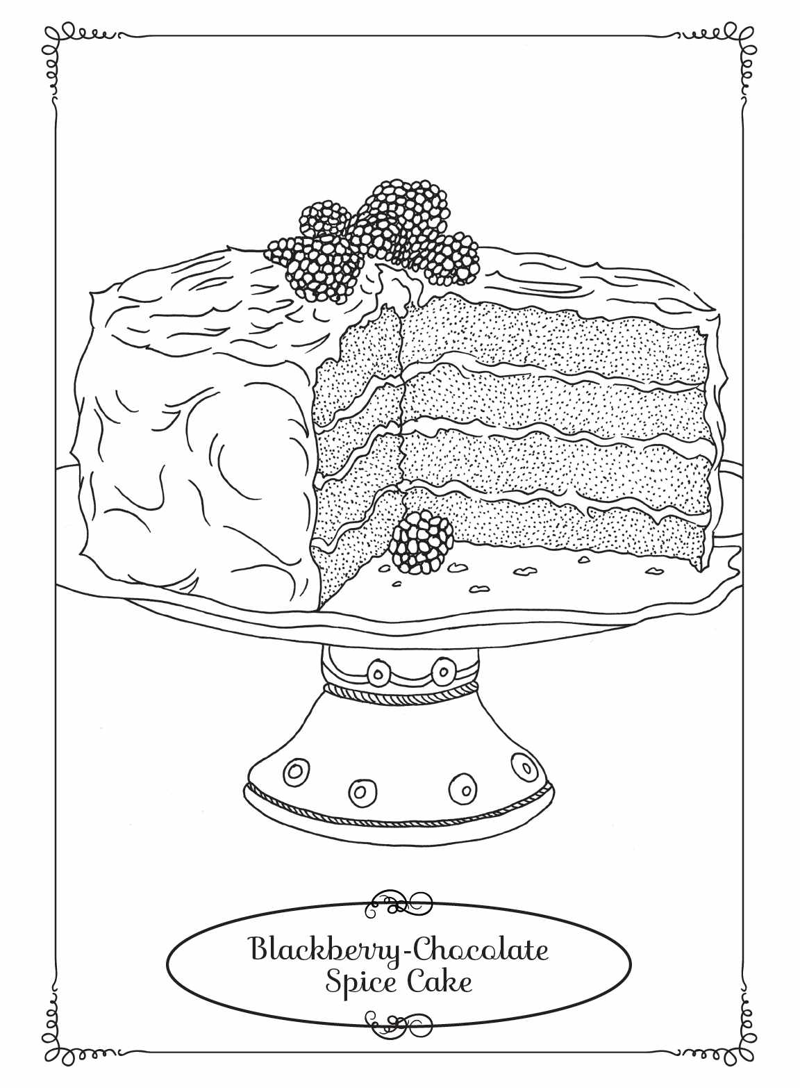 Weve turned your favorite southern living cakes into coloring pages