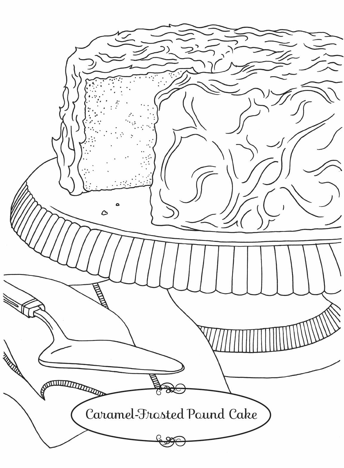 Weve turned your favorite southern living cakes into coloring pages