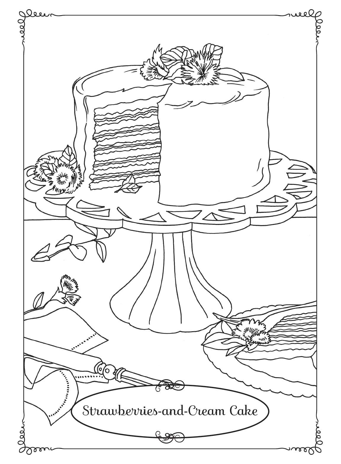 Weve turned your favorite southern living cakes into coloring pages