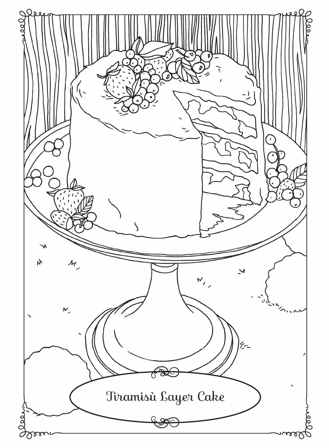Weve turned your favorite southern living cakes into coloring pages