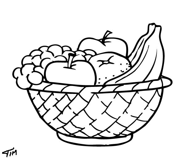 Lets color the fruit variety fruit coloring pages that exist in these very diverse print out a pictâ fruits drawing fruit coloring pages fruit basket drawing