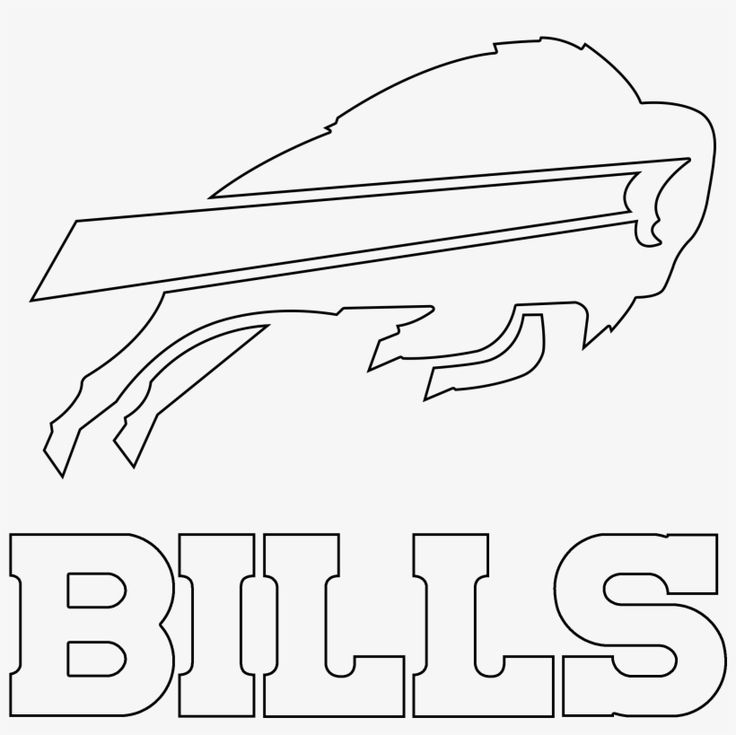 Buffalo bills logo outline