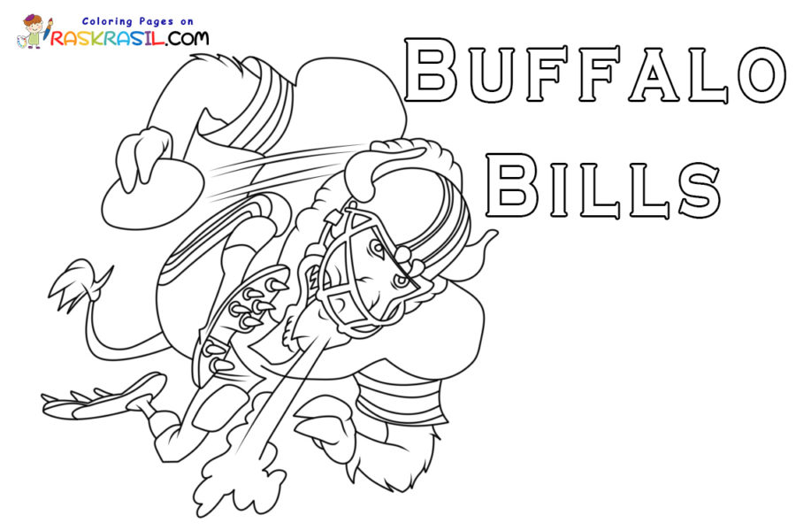 Buffalo bills coloring pages