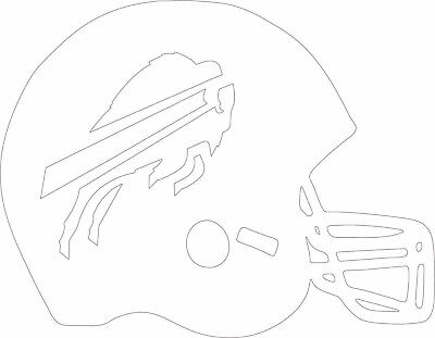 Buffalo bills helmet metal wall art x