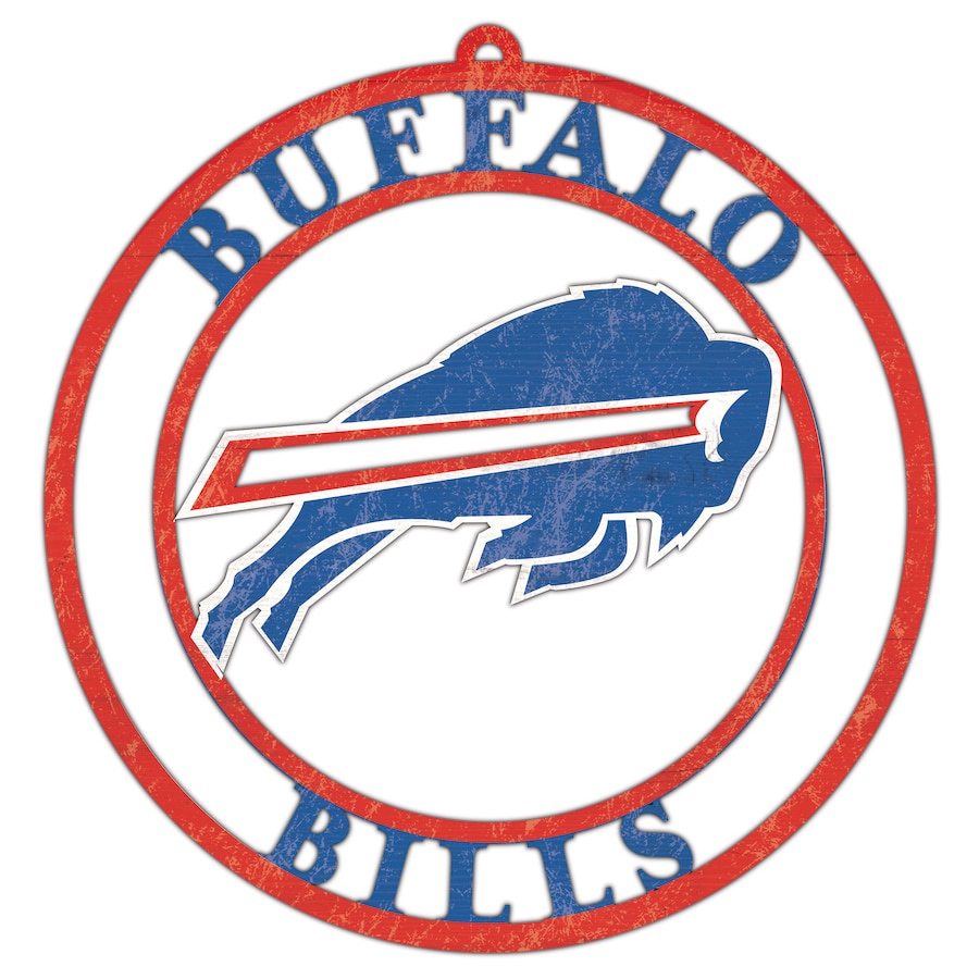 Buffalo bills team color logo cutout
