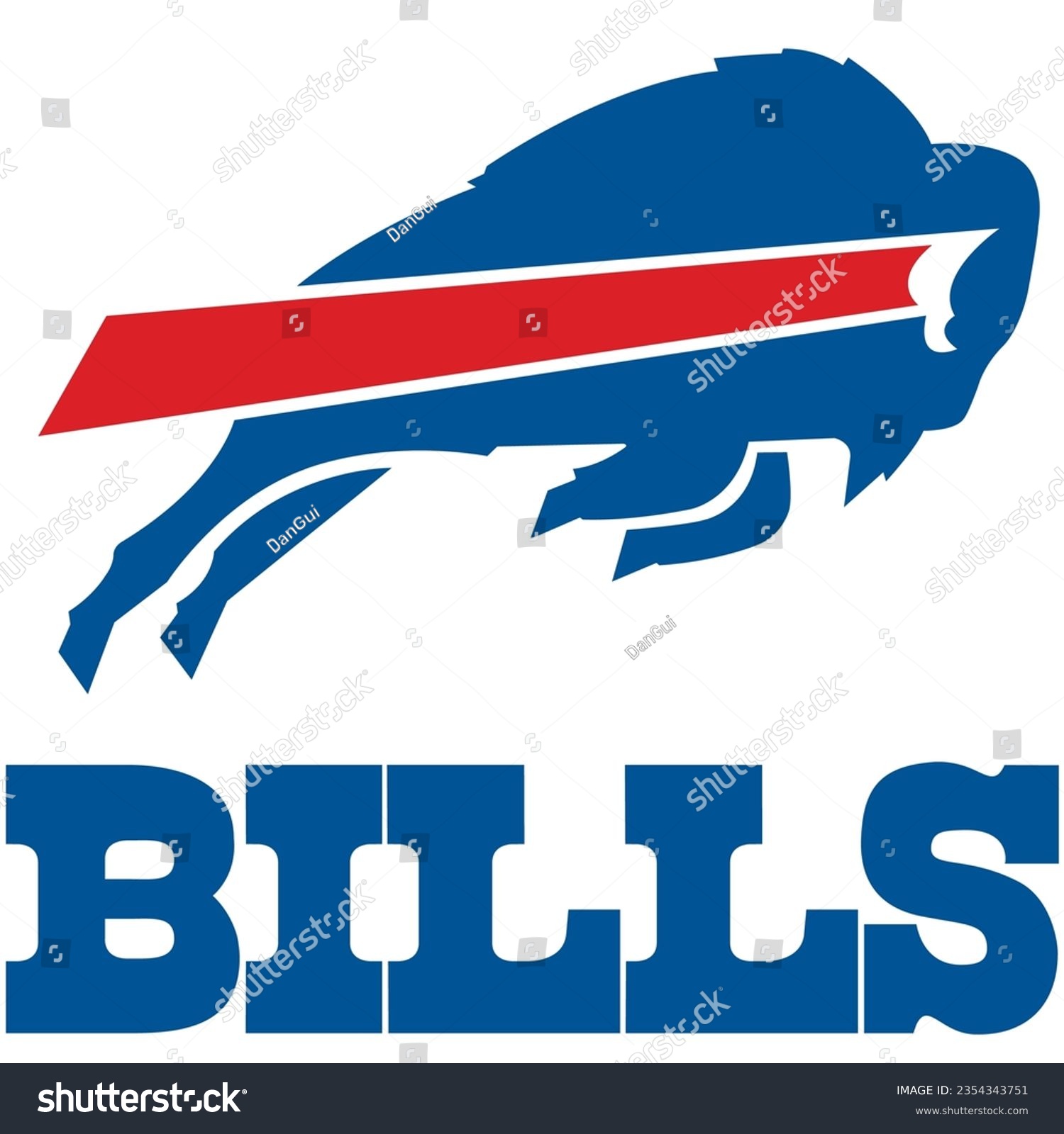 Buffalo bills logo royalty