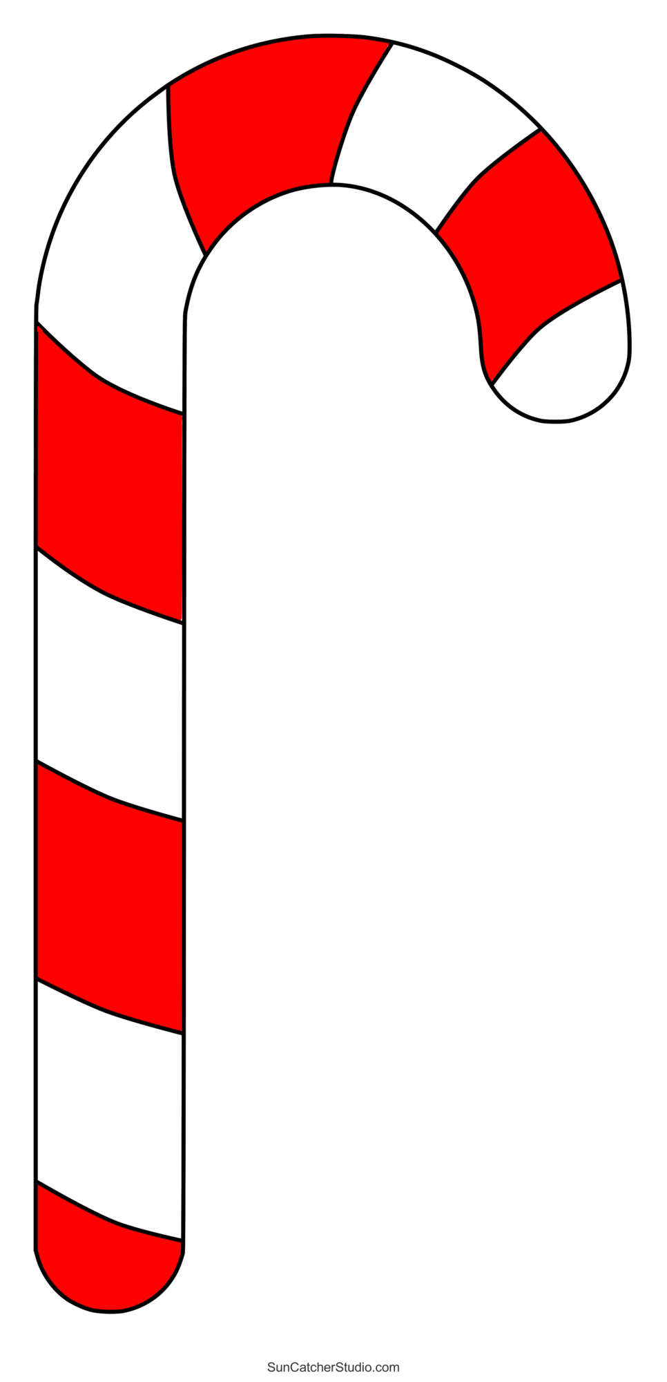Candy cane templates free printable patterns stencils â diy projects patterns monograms designs templates