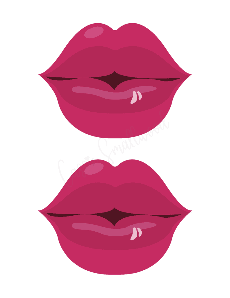 Pretty lips templates