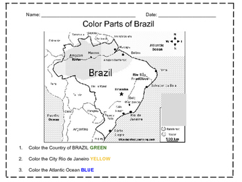 Color map of brazil tpt