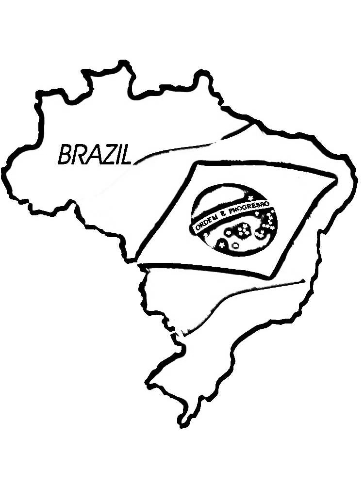 Brazil coloring pages