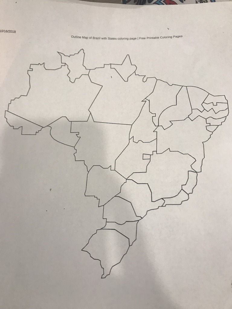 Map of brazil pt th grade social studies diagram