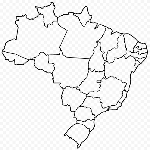 Outline brazil map free png brazil map world map silhouette website color palette