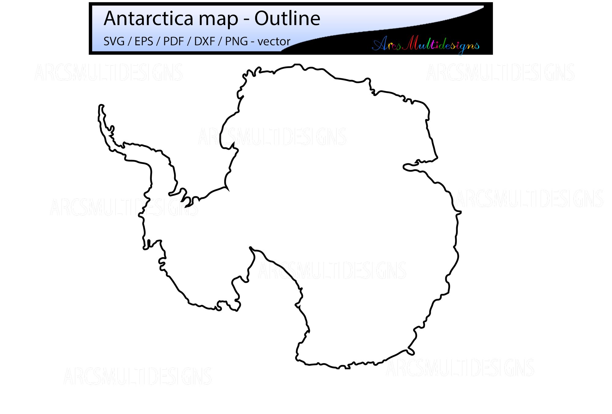 Antarctica map svg antarctica map outline